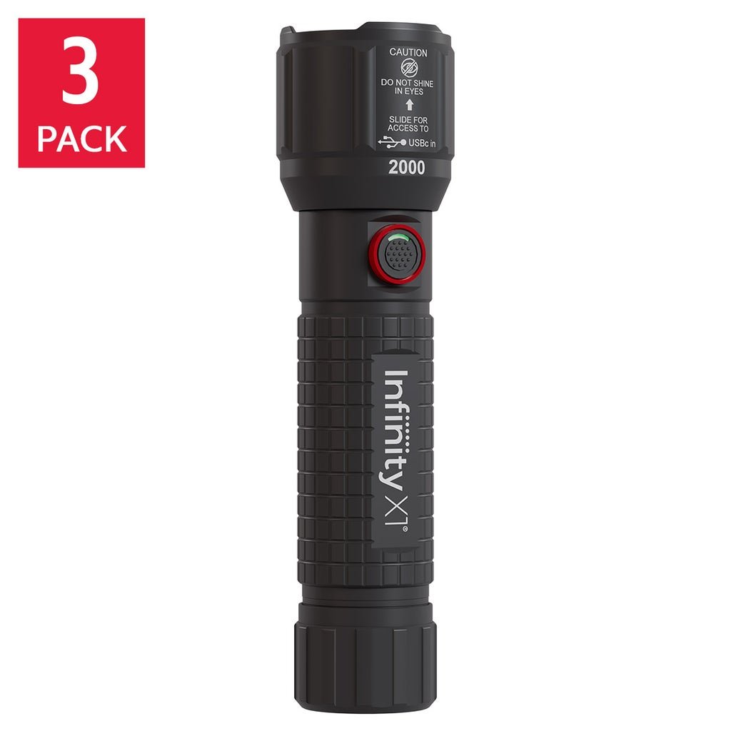 Infinity X1 Flashlight, 3-Pack
