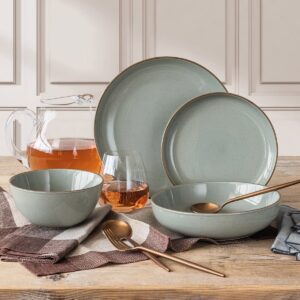 Over&Back Lake Como Dinnerware Set, 16-Piece