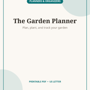 Garden Planner and Planting Calendar, 40 Pages