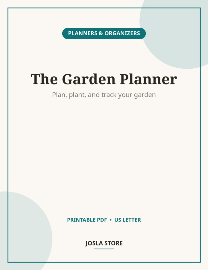 Garden Planner and Planting Calendar, 40 Pages