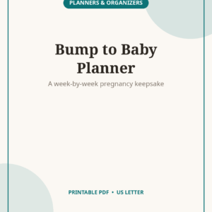 Pregnancy Planner and Journal, 40-Week Tracker