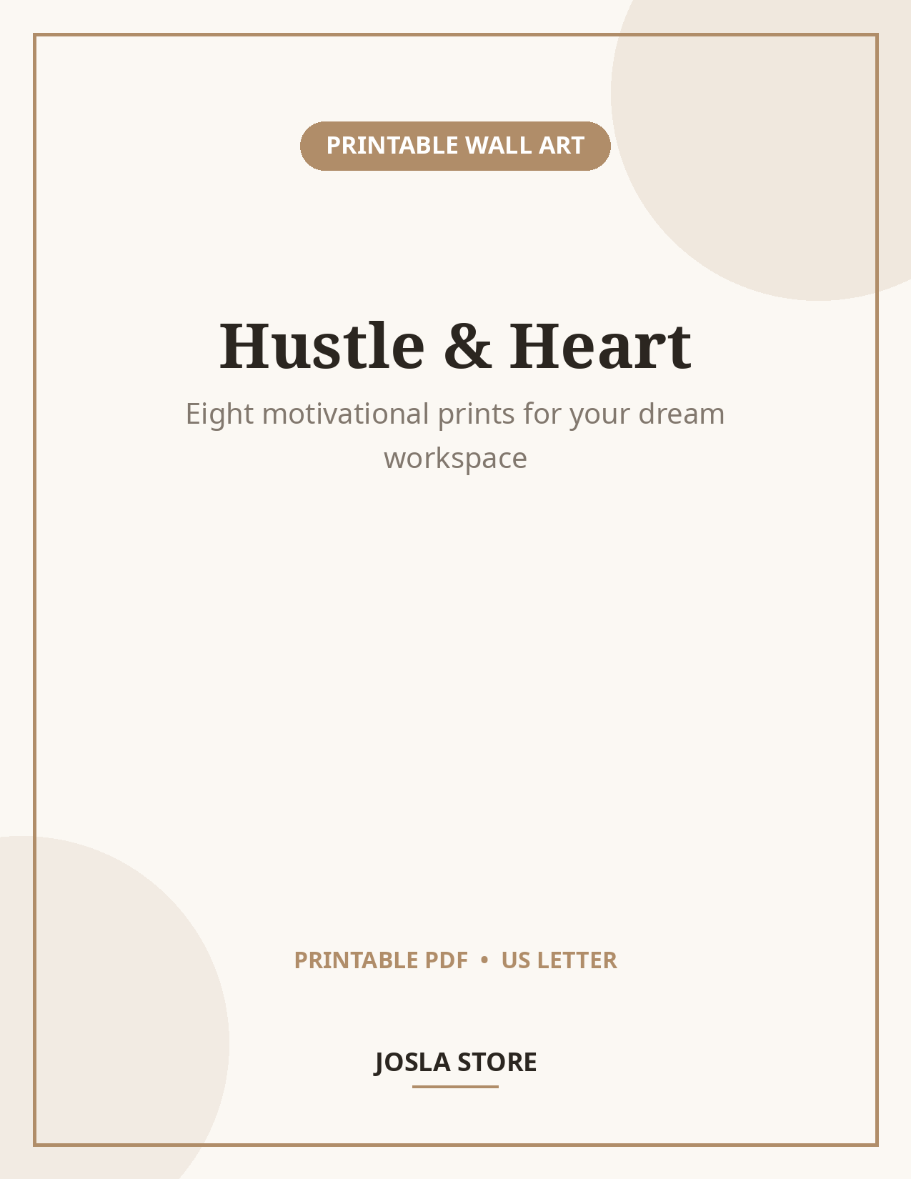 Motivational Office Wall Art, 8 Inspirational Quote Prints