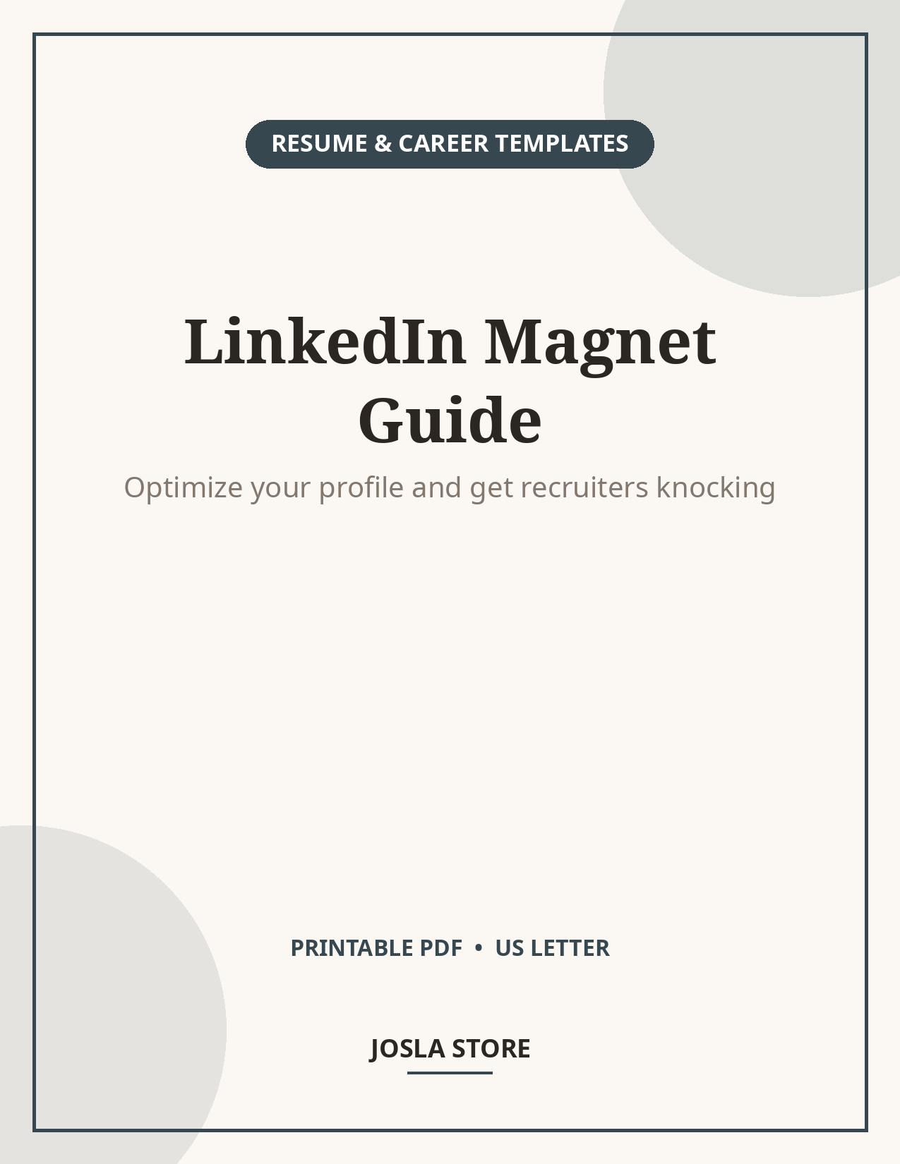LinkedIn Profile Optimization Guide, Get Recruited