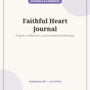 Prayer Journal for Women, Faith Devotional & Requests