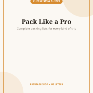 Ultimate Packing List, Travel Checklist for Every Trip