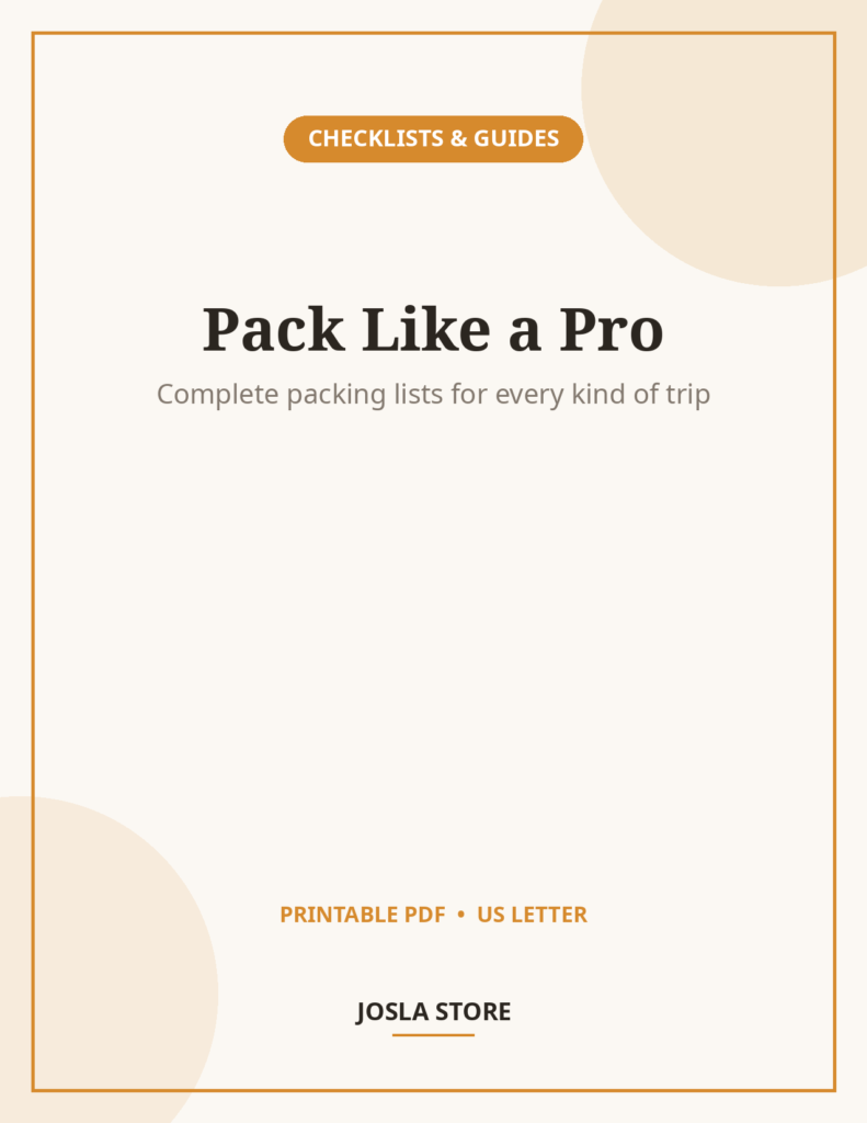 Ultimate Packing List, Travel Checklist for Every Trip