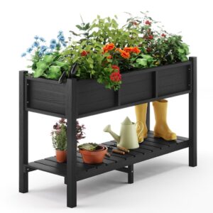 3-Pack Elevated Raised Garden Bed with Legs