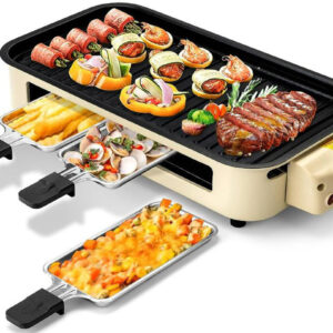 Smokeless Indoor Electric Grill – 1700W with Removable Non-Stick
Plate