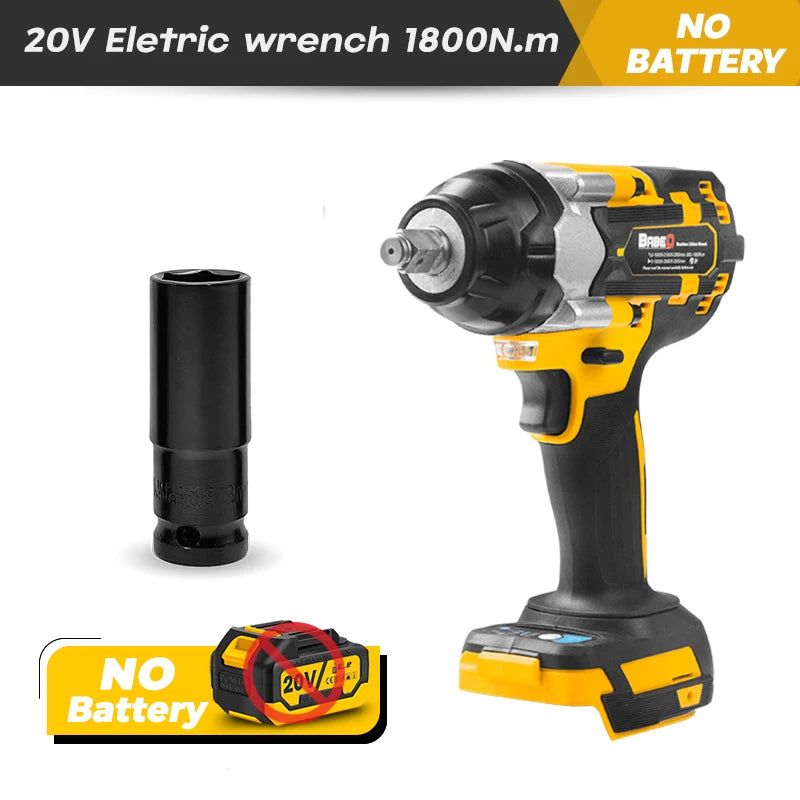 1/2
 in. Cordless Impact Wrench, Brushless – Compatible with DEWALT 20V MAX 
Batteries