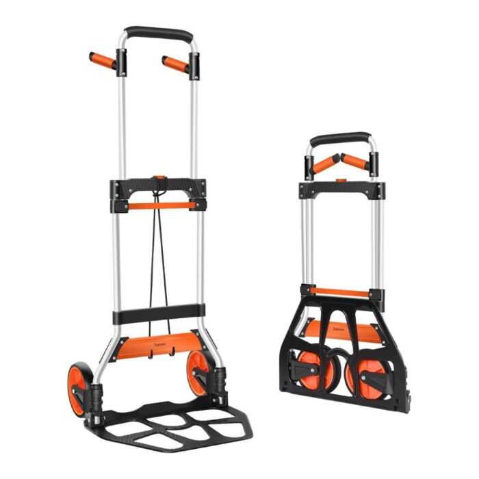 Heavy-Duty
 Folding Hand Truck with Stair-Climbing Wheels