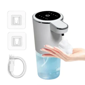 Smart Sensor Soap Dispenser, 13.53oz, USB Rechargeable, Wall Mount