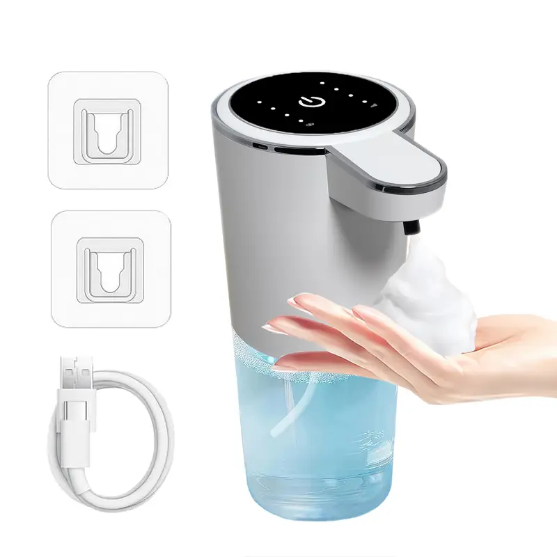 Smart Sensor Soap Dispenser, 13.53oz, USB Rechargeable, Wall Mount