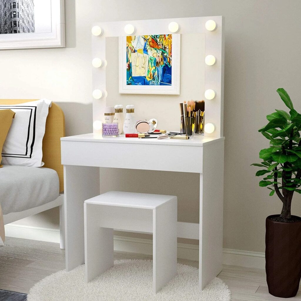 2-in-1
LED Vanity Mirror & Tabletop Lamp