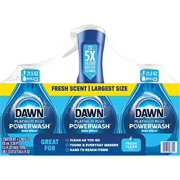 Dawn Platinum Powerwash Dish Spray, 3-Pack