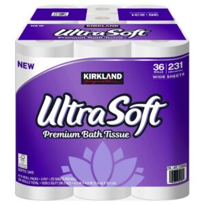 Kirkland Signature Ultra Soft Bath Tissue, 36 Rolls