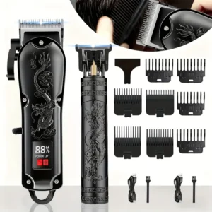 2pcs Men's Cordless Hair Clipper Kits (BLUTOOL)