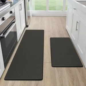 2pcs Non-Slip Cushioned Anti-Fatigue Kitchen Mats