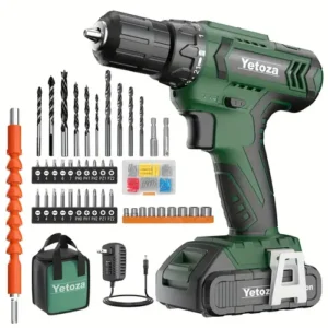 21V Cordless Drill Set with Toolbox (up to 148pcs)