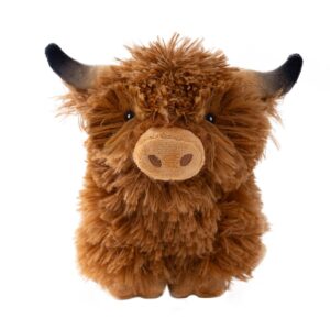 Jumbo Highland Cow Plush Dog Toy