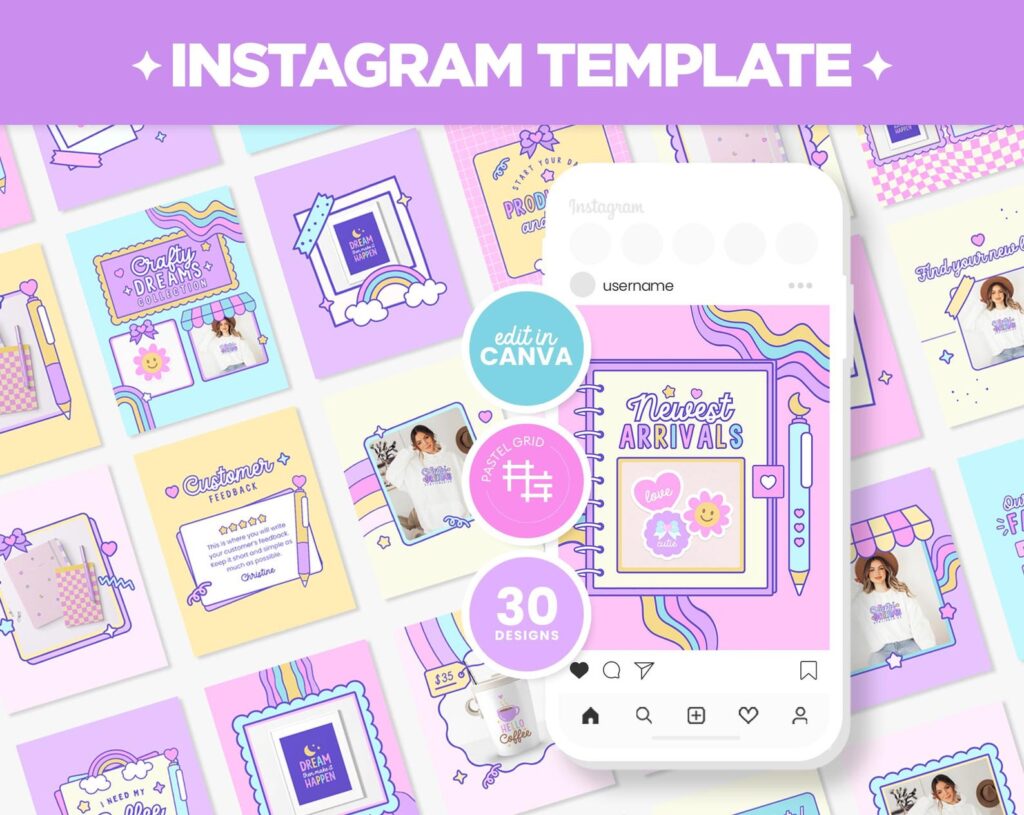 TikTok & Reels Cover Templates — 50 Pack