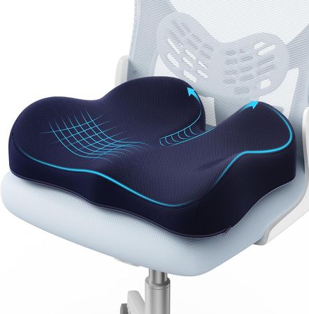 Ergonomic
Memory Foam Seat Cushion with Back Support