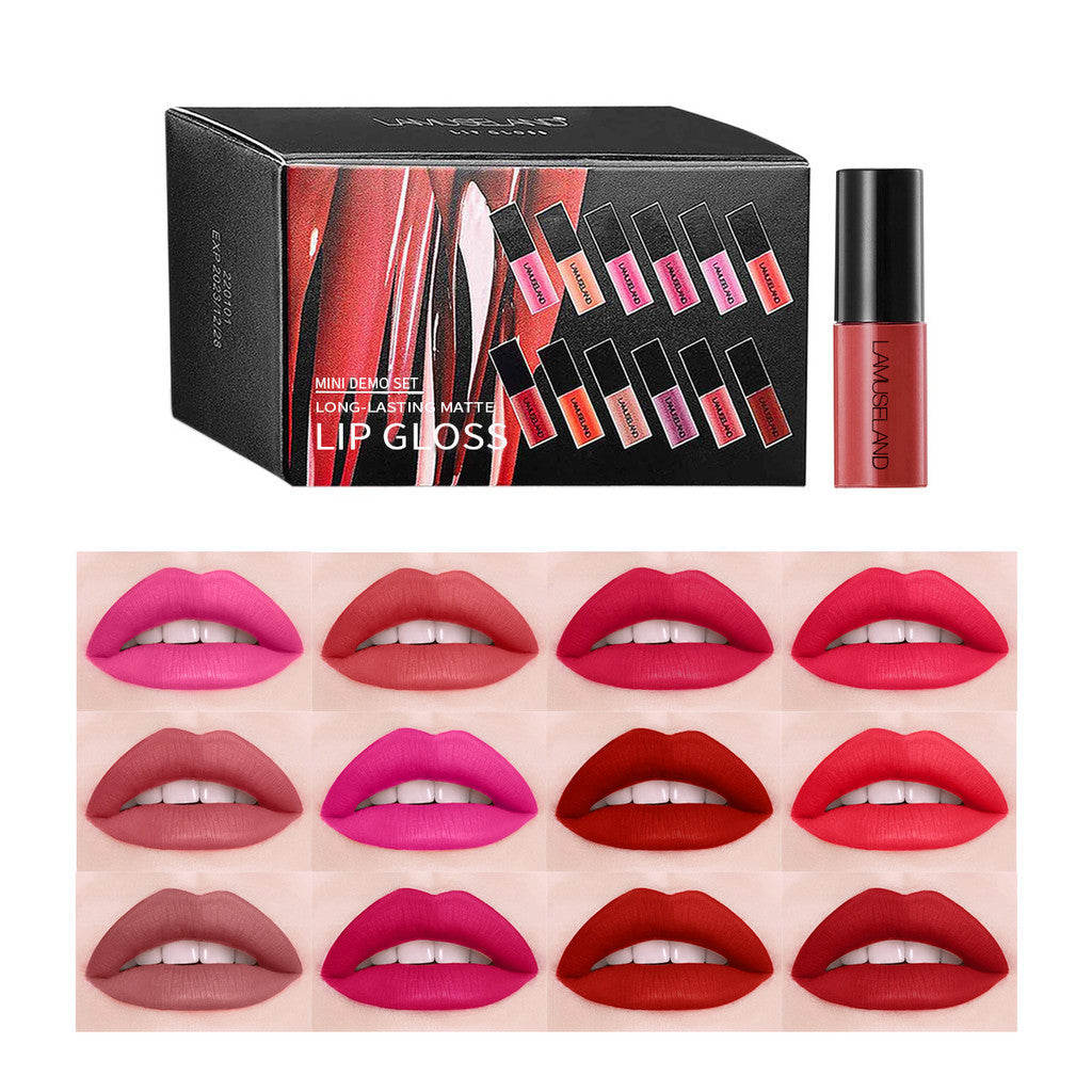HANDAIYAN Matte Lip Gloss Set - 6 Piece
Long-Lasting