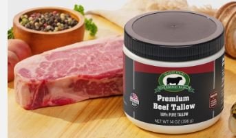 Riverbend Ranch Premium Beef Tallow – 100% Pure, 14 oz